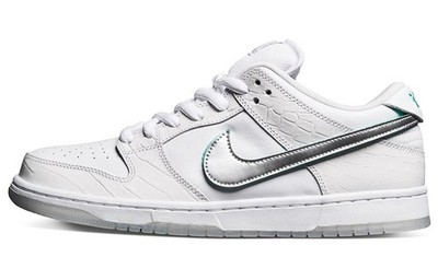 Nike Sb Dunk Low Diamond Supply Co. White Diamond - BV1310-100 Shoes