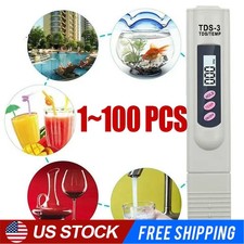 Handheld Water Quality Hardness Purity Digital LCD Meter 0-9990 PPM TDS TDS-3