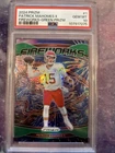 2024 PANINI PRIZM PATRICK MAHOMES II #1 FIREWORKS GREEN PRIZM PSA 10 GEM MINT