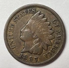1897 1¢ Indian Head Cent Fine BN