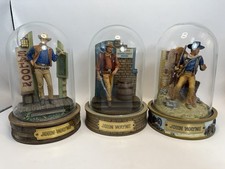 John Wayne Limited Edition Hand Painted Figurines Set of 3 Western 