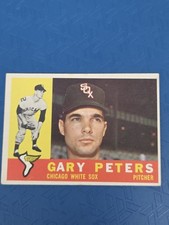 1960 Topps Rookie #407 Gary Peters Chicago White Sox BASEBALL Card W1. rookie card picture