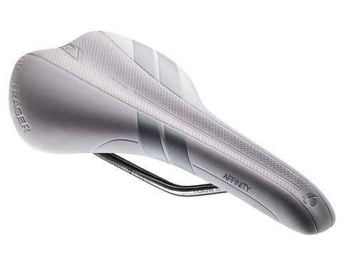 Bontrager Affinity Elite Saddle Cycling 138mm White CX MTB Road Trek Titanium - Picture 1 of 5