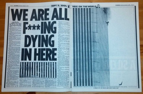 9/11 Newspaper September 11th Terrorists Attack Pentagon Twin Towers Old Vintage - Picture 3 of 12