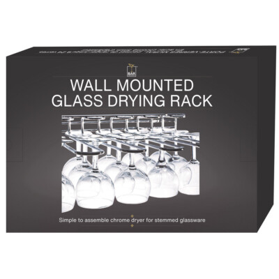 Bar Originale Wandregal aus Glas 5 Abschnitte