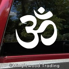 Om Aum Symbol Vinyl Decal Ohm Buddhism Hinduism Meditate Die Cut Sticker