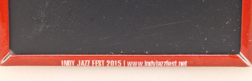 Indy Jazz Fest 2015 Button 3" x 2" Sicherheitsnadel Rückseite Indi Musiker Festival Mikrofon  - Bild 4 von 6