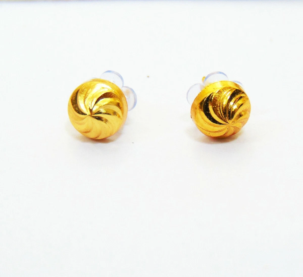 Buy Charming Dot Gold Stud Earrings Online - Zaveribros