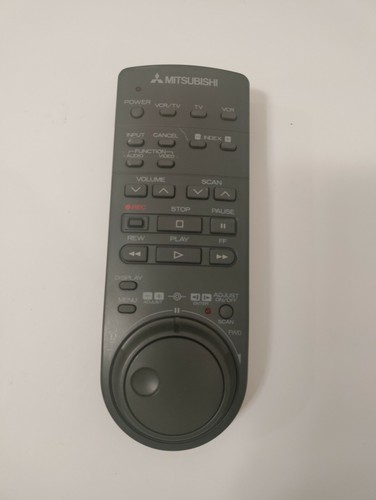 Vintage Mitsubishi Remote Control Tv Vcr Jog Wheel Dial Shuttle Japan Ebay