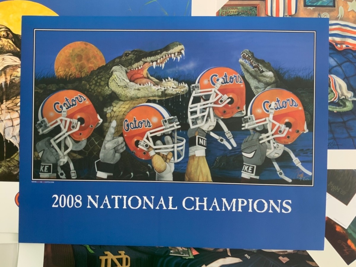 サイコロード プレイマット National Chanpionship 2008 Florida Gators 2008 BCS National Championship Florida Oklahoma 24