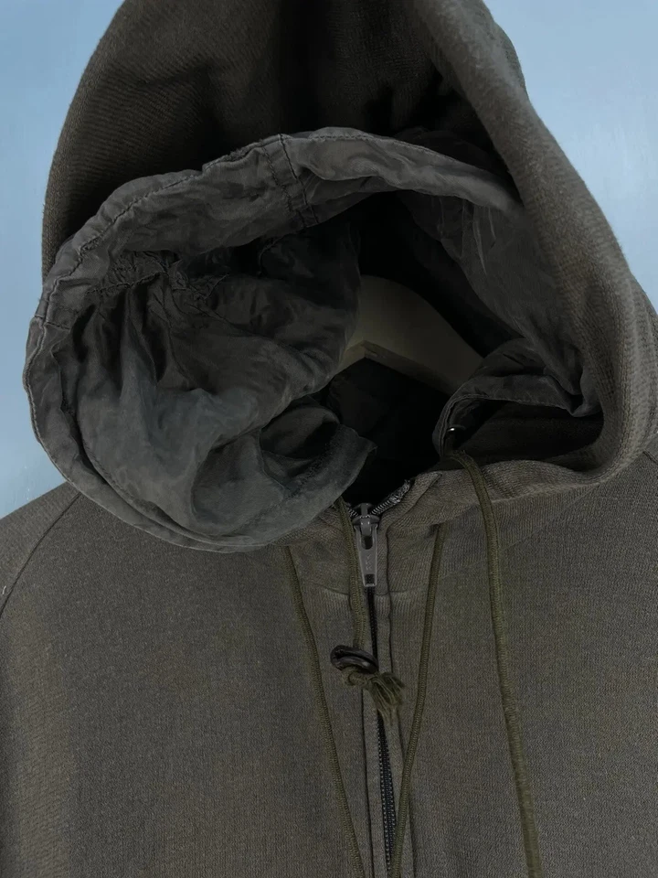 Desnudo: Chaqueta con Capucha Doble Cremallera Marrón Masahiko Maruyama Para Hombre/EE. UU. S/UE 46 Foto 4 de 4