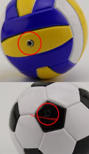 1/6 Scale Basketball Football Volleyball For 12'' Action Figure Scene Accessory - Picture 3 of 14