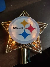 Pittsburgh Steelers inspired Christmas Tree Topper Top Ornament Ornaments NFL #2