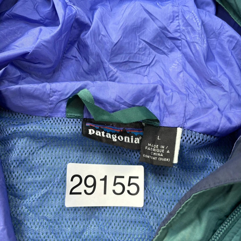 DE COLECCIÓN Chaqueta Patagonia Adulto Grande Verde SST Pesca con Mosca Vadeo Capucha Abrigo Hombres Foto 4 de 4