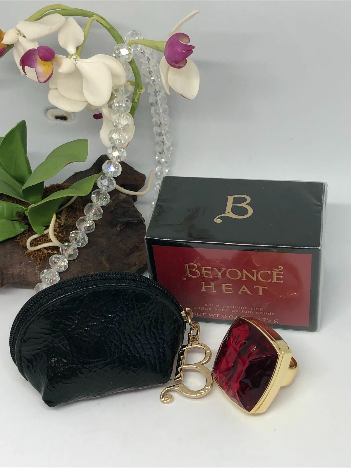 Beyonce Heat Solid Perfume Ring - .02 oz - New in Sealed Box