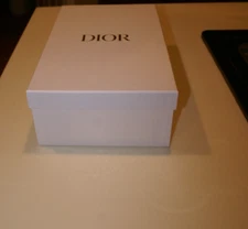 Dior  PEBBLED Gift Box White Empty  12" X 12" X 8" TISSUES
