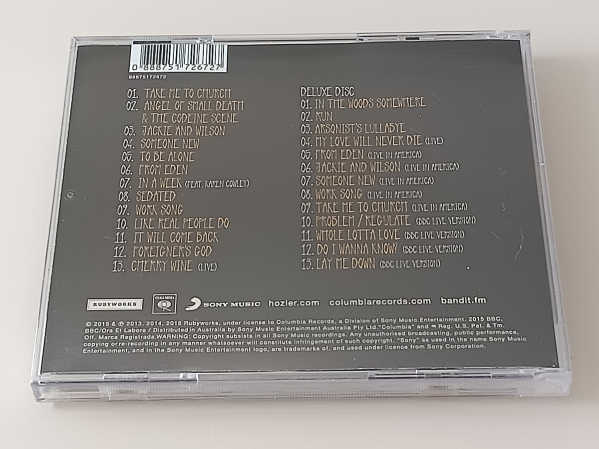 Hozier (Deluxe Edition) by Hozier (2CD,2015) AU Edition | eBay