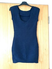AX Paris Navy Blue Bodycon Mini Dress Size 10