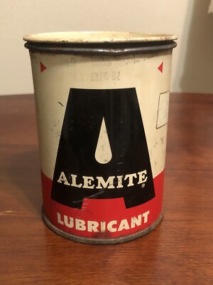 Alemite Lubricants. Oil/Grease Can With Lid