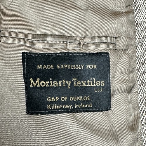 Vintage Magee Donegal Tweed Blazer Mens 42S Moriarty Textiles Tan 1985 NOTE - Picture 9 of 17