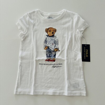 ポロベアシャツ キッズ140 Polo Ralph Lauren Kids 6X Bear T-shirt Shirt Top Tee | eBay