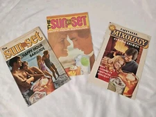 Happy Hour Bar Guides Lot Of 3 1970s Drinks Bar Decor Collins Coolers & More 