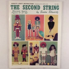 Craft Book Sport Figures The Second String Macrame Instruction Book #41001183