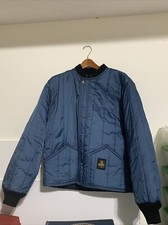 Vintage Men’s RefrigiWear Blue Insulated Jacket Made in USA Size 2XL