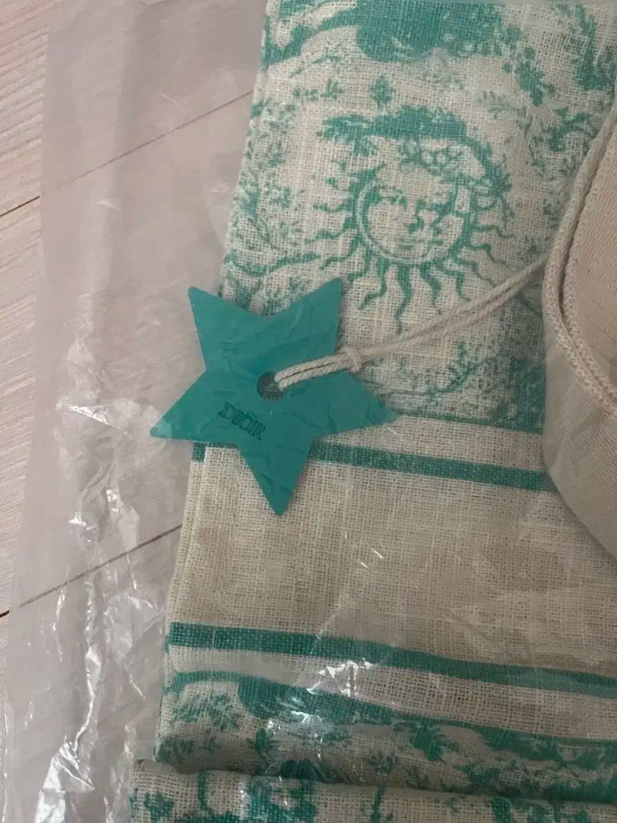 Christian Dior Riviera Eco Bag White Mint 37x41x13cm Handle 55cm