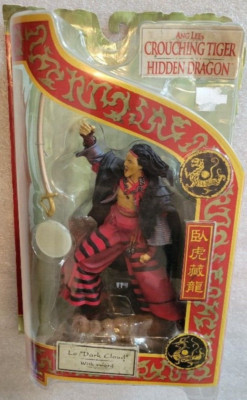 Ang Lee Crouching Tiger Hidden Dragon Figure  Lo Dark w/ Sword Cloud Art Asylum