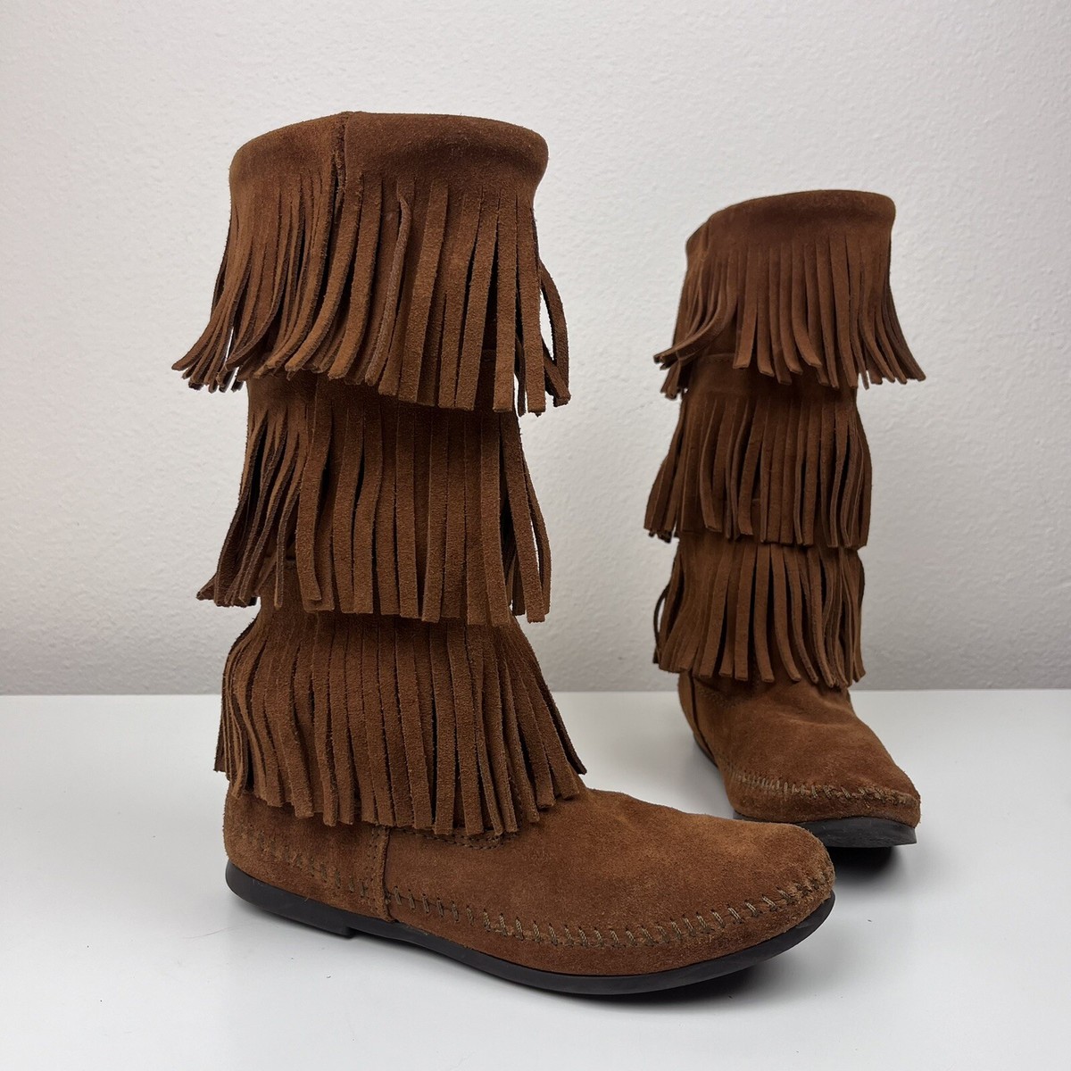 Moccasin Boots Minnetonka Fringe Discount Minnetonka Moccasins