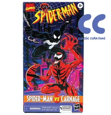 マーベルレジェンド シンビオートスパイダーマン　カーネイジ　2パック版　VHS Marvel Legends Exclusive VHS Spider-Man Symbiote v Carnage 2-Pack