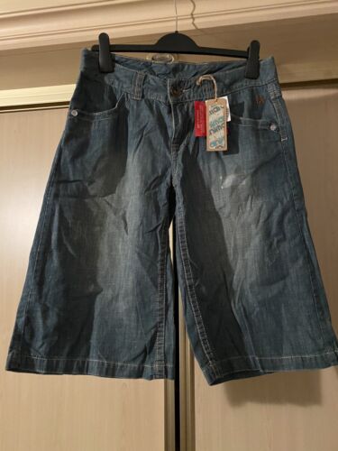 Animal Womens Blue Denim Shorts Size 12 - Picture 1 of 5