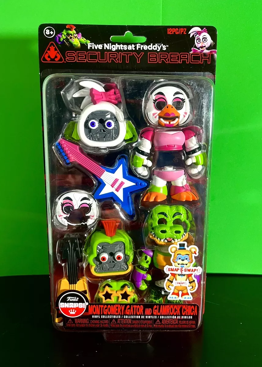 Five Nights at Freddy's: Security Breach Glamrock Freddy Snap Mini-Figure