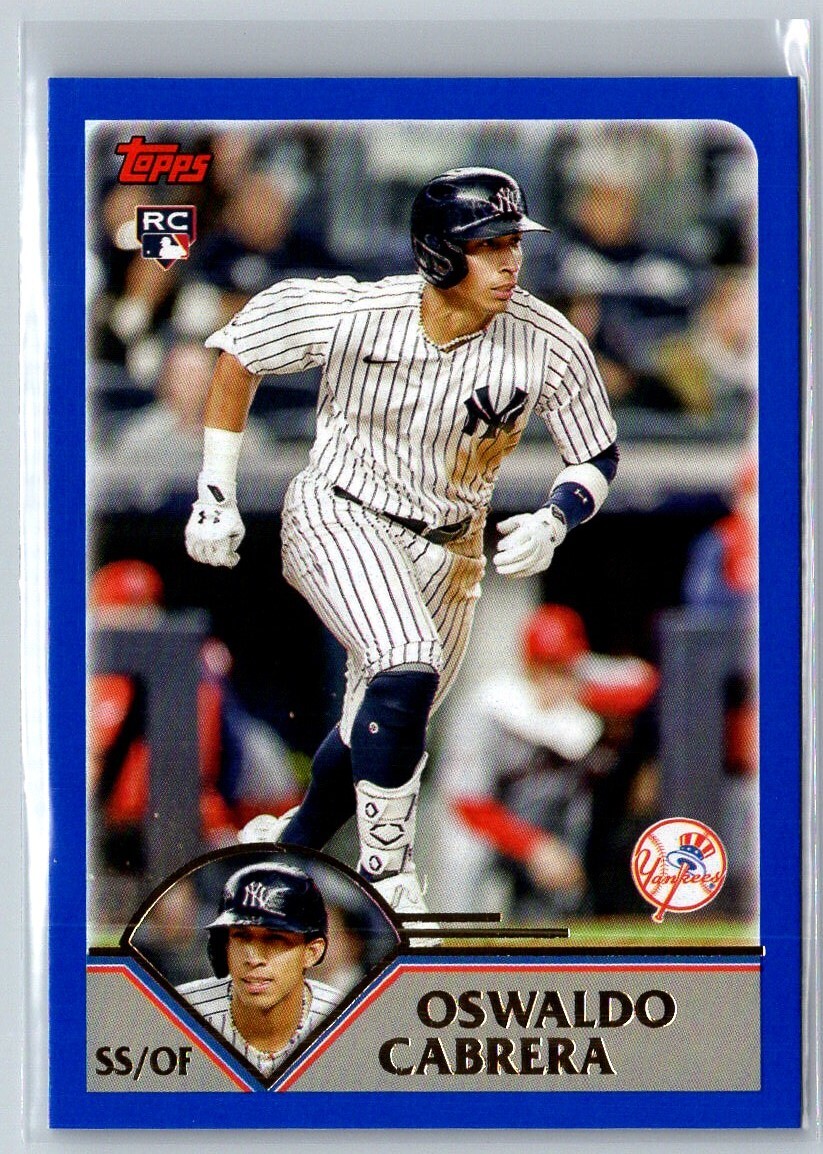 2023 TOPPS ARCHIVES OSWALDO CABRERA RC NEW YORK YANKEES #201