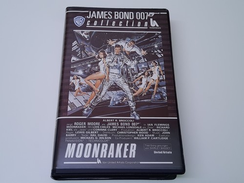 James Bond 007 Moonraker - Streng geheim 1979 VHS German PAL Warner Home Video  - Afbeelding 1 van 5