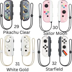 Nintendo Switch/OLED Hall Effect Never Drift Wireless JoyCons -With Wrist Straps