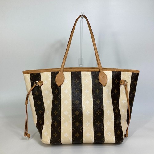 LOUIS VUITTON M40560 MonogramRayures Neverfull MM Shoulder Bag Tote Bag - Picture 2 of 15