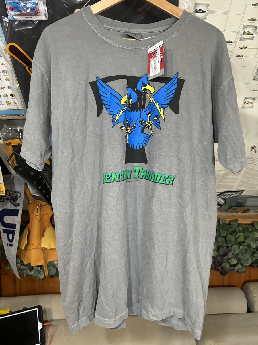 NWT 2018 Trenton Thunder Throwback Logo MilB Aztec Graphics T