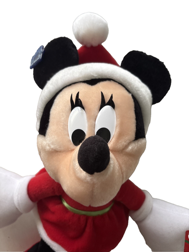 Disney Minnie Mouse Applause Vintage Weihnachten Stofftier Plüsch 14 Zoll Neu mit Etikett für Kinder - Bild 5 von 7