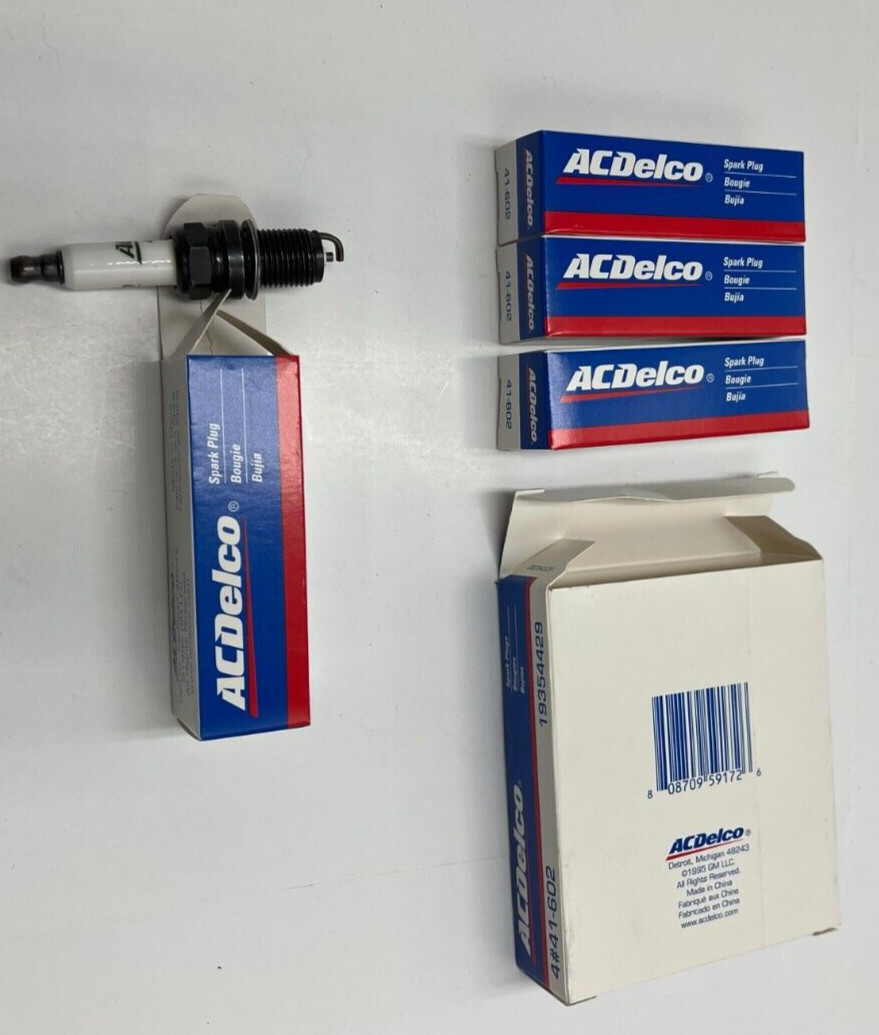 QTY 4 ACDelco Spark Plug 41-602 19354429 for 1992-2011 Toyota Camry
