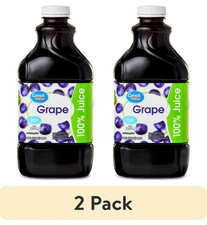 2 pack Great Value 100 Concord Grape Juice, 64 fl oz Free Shipping