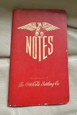 Vintage WWII 1943 Coca Cola Pocket Notebook W Notes Supplies Canteen Id’d 701st