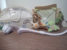 lambs ivy Musical mobile little papagayo Monkey Turtle Frog Alligator