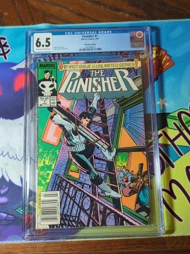 The Punisher #1 Newsstand Variant (Marvel Comics July 1987) 6.5 CGC GRADED