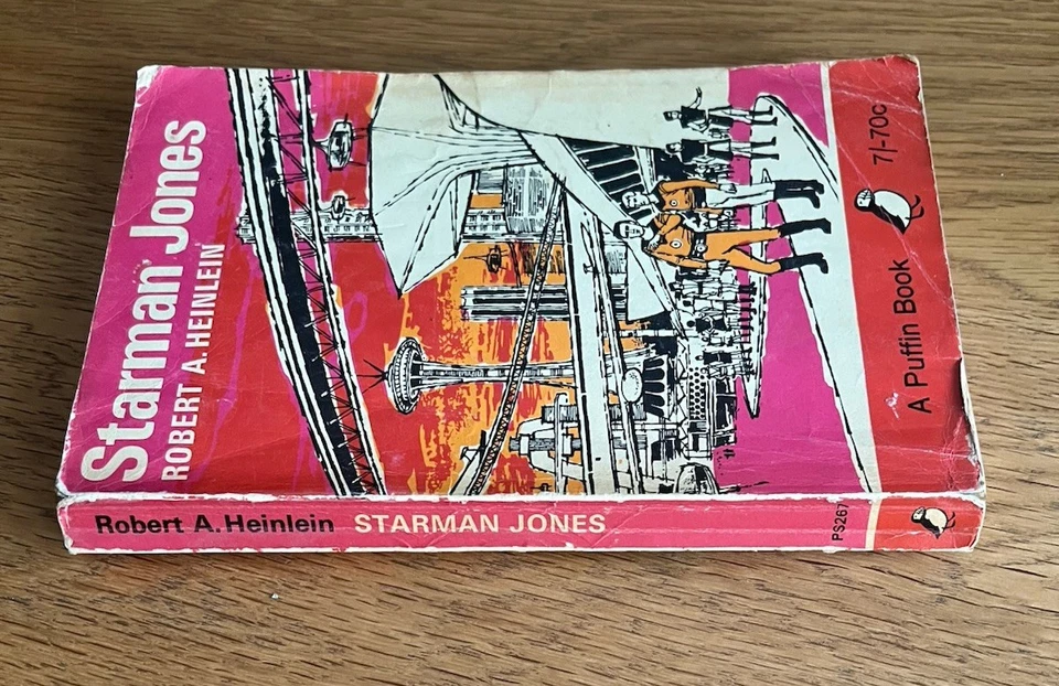 Starman Jones by Robert A Heinlein - 1966 Science Fiction Paperback Puffin Books - image 3 of 4
