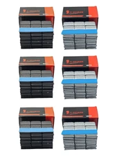 6 BOX 540 pcs  1.00 oz 3 Zinc & 3 Black Coated Adhesive Stick on Wheel Weight