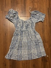 Blue Gingham Dress Urban Outfitters Size Small