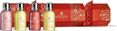 Molton Brown Bath & Shower Gel Cracker Gift Set Floral Scent Body Wash 4 x 50ml