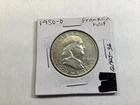 1950 D Franklin 90% Silver Half Dollar from Denver Mint Silver 121425 36rk